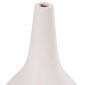 ΕΠΙΤΡΑΠΕΖΙΟ ΔΙΑΚΟΣΜΗΤΙΚΟ ΒΑΖΟ DENI HM4663.02L FIBER CEMENT ΣΕ ΛΕΥΚΟ--Φ26x39Υεκ
