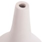 ΕΠΙΤΡΑΠΕΖΙΟ ΔΙΑΚΟΣΜΗΤΙΚΟ ΒΑΖΟ DENI HM4663.02L FIBER CEMENT ΣΕ ΛΕΥΚΟ--Φ26x39Υεκ