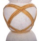 ΔΙΑΚΟΣΜΗΤΙΚΟ ΒΑΖΟ ΔΑΠΕΔΟΥ MAYNARD HM4672.02L TERRACOTTA ΛΕΥΚΟ--RATTAN Φ32x62.5Υεκ.