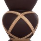 ΔΙΑΚΟΣΜΗΤΙΚΟ ΒΑΖΟ ΔΑΠΕΔΟΥ MAYNARD HM4672.07S TERRACOTTA ΣΟΚΟΛΑΤΙ-RATTAN Φ27.5x50Υεκ