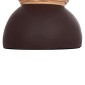 ΔΙΑΚΟΣΜΗΤΙΚΟ ΒΑΖΟ ΔΑΠΕΔΟΥ MAYNARD HM4672.07S TERRACOTTA ΣΟΚΟΛΑΤΙ-RATTAN Φ27.5x50Υεκ