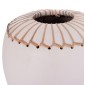 ΕΠΙΤΡΑΠΕΖΙΟ ΔΙΑΚΟΣΜΗΤΙΚΟ ΒΑΖΟ LENNOX HM4675.02L TΕΡΑΚΟΤΑ ΣΕ ΛΕΥΚΟ--Φ22x20Υεκ.