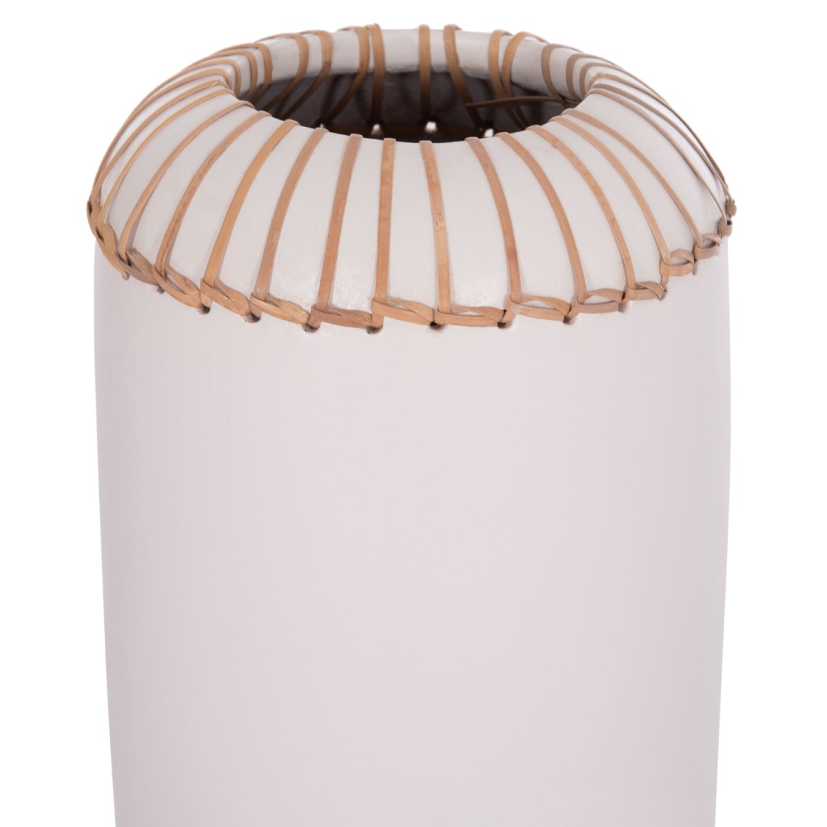 ΕΠΙΤΡΑΠΕΖΙΟ ΔΙΑΚΟΣΜΗΤΙΚΟ ΒΑΖΟ LENNOX HM4675.02S TΕΡΑΚΟΤΑ ΣΕ ΛΕΥΚΟ--Φ18x33Υεκ.