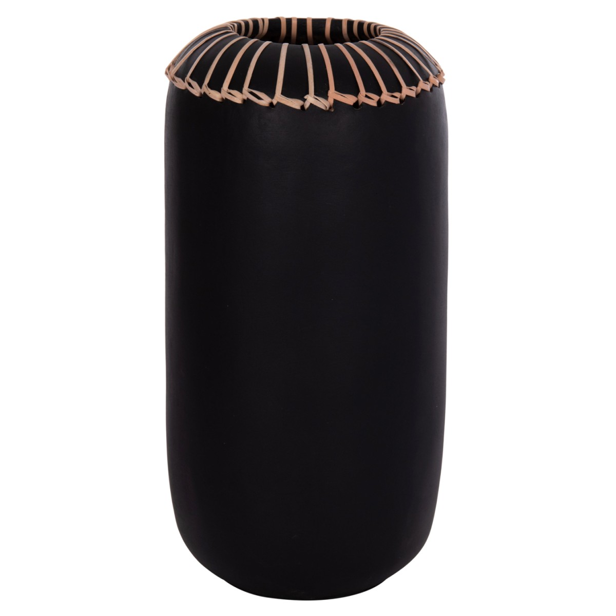 ΕΠΙΤΡΑΠΕΖΙΟ ΔΙΑΚΟΣΜΗΤΙΚΟ ΒΑΖΟ LENNOX HM4675.01S TΕΡΑΚΟΤΑ ΣΕ ΜΑΥΡΟ--Φ18x33Υεκ.