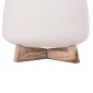 ΓΛΑΣΤΡΑ ΕΣ.ΧΩΡΟΥ FRELLO HM4674.02L ΛΕΥΚΟ FIBER CEMENT--TEAK ΒΑΣΗ 29x29x23,5Υεκ.