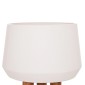 ΓΛΑΣΤΡΑ ΕΣΩΤ.ΧΩΡΟΥ QUAN HM4680.02L FIBER CEMENT ΛΕΥΚΟ--ΒΑΣΗ TEAK Φ38x62Υεκ