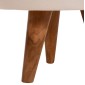 ΓΛΑΣΤΡΑ ΕΣΩΤ.ΧΩΡΟΥ QUAN HM4680.02S FIBER CEMENT ΛΕΥΚΟ--ΒΑΣΗ TEAK Φ37x36Υεκ