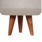ΓΛΑΣΤΡΑ ΕΣΩΤ.ΧΩΡΟΥ QUAN HM4680.03S FIBER CEMENT ΓΚΡΙ--ΒΑΣΗ TEAK Φ37x36Υεκ
