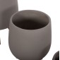 ΣΕΤ 3 ΓΛΑΣΤΡΕΣ ΜΕ TEAK ΒΑΣΕΙΣ TRYLL HM4681.03 FIBER CEMENT--ΓΚΡΙ
