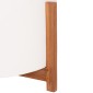 ΓΛΑΣΤΡΑ ΕΣΩΤ.ΧΩΡΟΥ HOFF HM4682.02L FIBER CEMENT ΛΕΥΚΟ-TEAK ΒΑΣΗ Φ50x35Υεκ