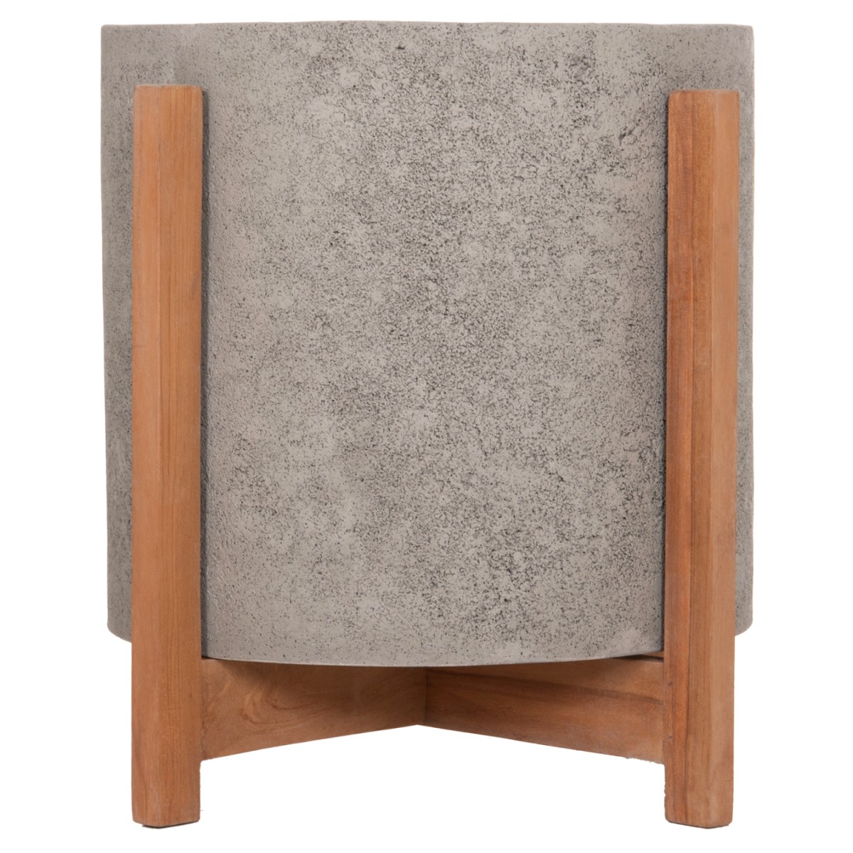 ΓΛΑΣΤΡΑ ΕΣΩΤ.ΧΩΡΟΥ HOFF HM4682.03M FIBER CEMENT ΓΚΡΙ-TEAK ΒΑΣΗ Φ40x39Υεκ