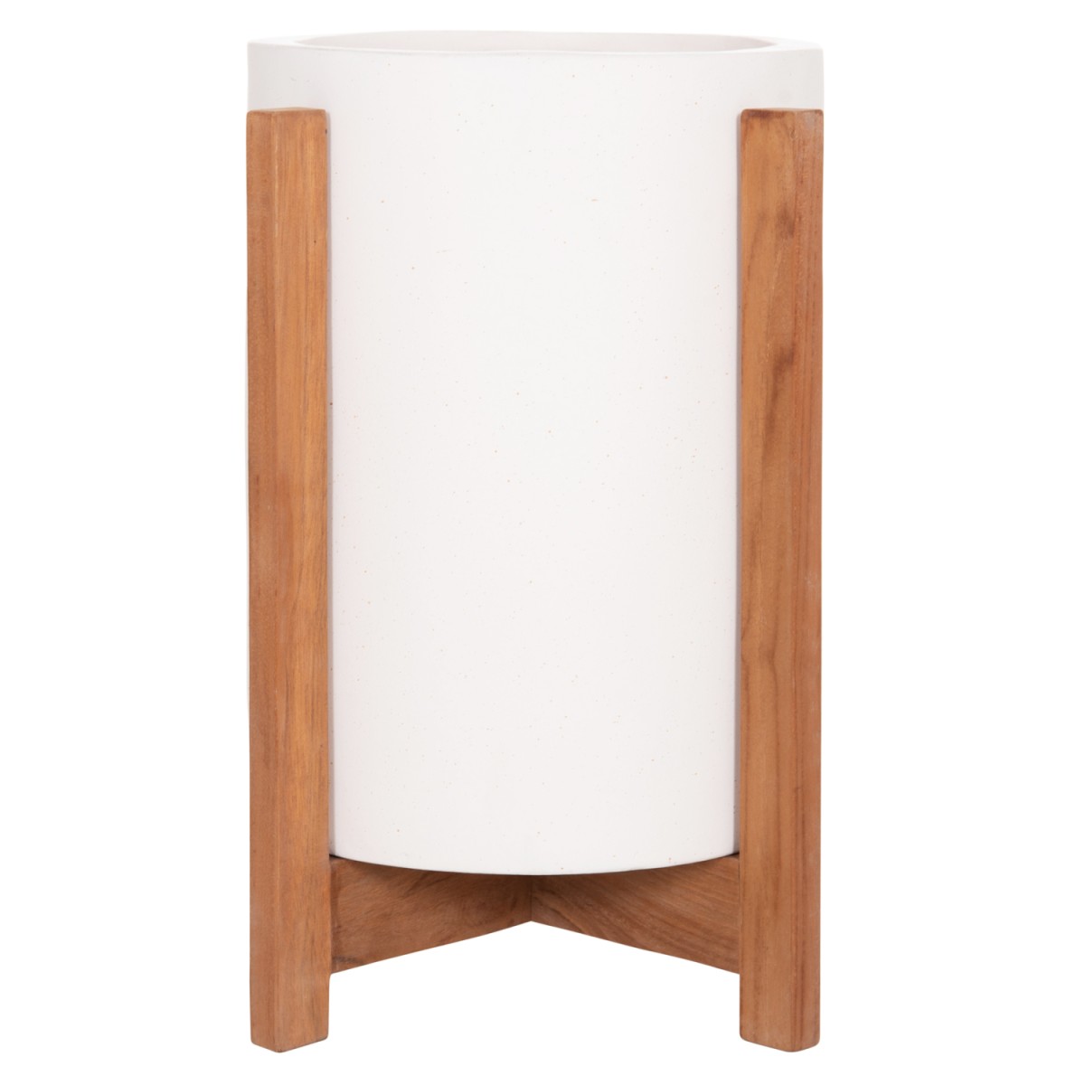 ΓΛΑΣΤΡΑ ΕΣΩΤ.ΧΩΡΟΥ HOFF HM4682.02S FIBER CEMENT ΛΕΥΚΟ-TEAK ΒΑΣΗ Φ33x42Υεκ
