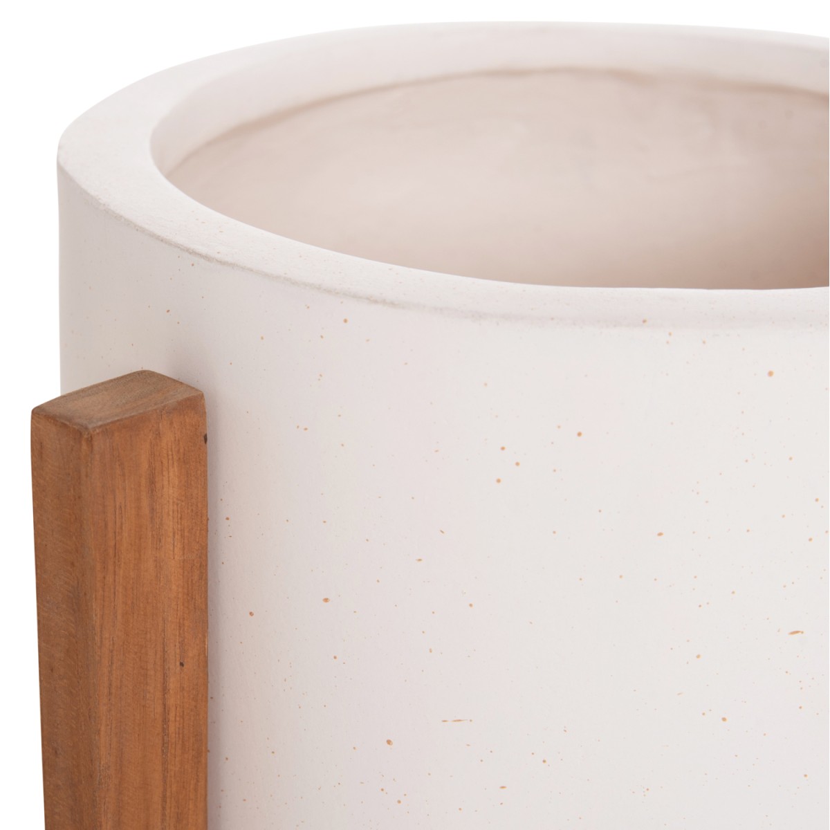 ΓΛΑΣΤΡΑ ΕΣΩΤ.ΧΩΡΟΥ HOFF HM4682.02S FIBER CEMENT ΛΕΥΚΟ-TEAK ΒΑΣΗ Φ33x42Υεκ
