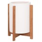 ΓΛΑΣΤΡΑ ΕΣΩΤ.ΧΩΡΟΥ HOFF HM4682.02S FIBER CEMENT ΛΕΥΚΟ-TEAK ΒΑΣΗ Φ33x42Υεκ