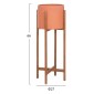 ΓΛΑΣΤΡΑ ΕΣΩΤ.ΧΩΡΟΥ RENTIL HM4684.08L FIBER CEMENT ΧΡΩΜΑ ΤΕΡΑΚΟΤΑ--ΒΑΣΗ TEAK Φ27x66Υ