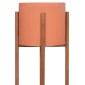 ΓΛΑΣΤΡΑ ΕΣΩΤ.ΧΩΡΟΥ RENTIL HM4684.08L FIBER CEMENT ΧΡΩΜΑ ΤΕΡΑΚΟΤΑ--ΒΑΣΗ TEAK Φ27x66Υ