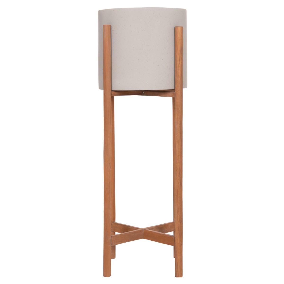 ΓΛΑΣΤΡΑ ΕΣΩΤ.ΧΩΡΟΥ RENTIL HM4684.03L FIBER CEMENT ΧΡΩΜΑ ΓΚΡΙ--ΒΑΣΗ TEAK Φ27x66Υ