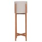 ΓΛΑΣΤΡΑ ΕΣΩΤ.ΧΩΡΟΥ RENTIL HM4684.03L FIBER CEMENT ΧΡΩΜΑ ΓΚΡΙ--ΒΑΣΗ TEAK Φ27x66Υ