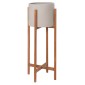 ΓΛΑΣΤΡΑ ΕΣΩΤ.ΧΩΡΟΥ RENTIL HM4684.03L FIBER CEMENT ΧΡΩΜΑ ΓΚΡΙ--ΒΑΣΗ TEAK Φ27x66Υ