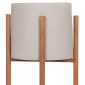 ΓΛΑΣΤΡΑ ΕΣΩΤ.ΧΩΡΟΥ RENTIL HM4684.03L FIBER CEMENT ΧΡΩΜΑ ΓΚΡΙ--ΒΑΣΗ TEAK Φ27x66Υ