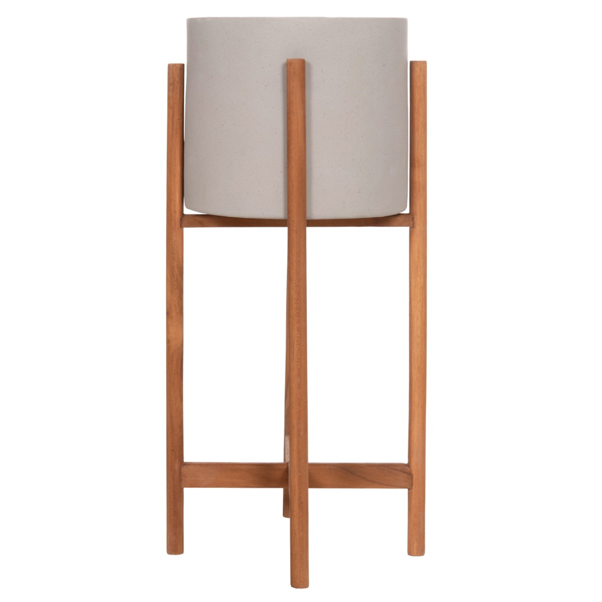 ΓΛΑΣΤΡΑ ΕΣΩΤ.ΧΩΡΟΥ RENTIL HM4684.03S FIBER CEMENT ΧΡΩΜΑ ΓΚΡΙ--ΒΑΣΗ TEAK Φ27x56Υ