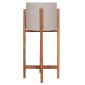 ΓΛΑΣΤΡΑ ΕΣΩΤ.ΧΩΡΟΥ RENTIL HM4684.03S FIBER CEMENT ΧΡΩΜΑ ΓΚΡΙ--ΒΑΣΗ TEAK Φ27x56Υ
