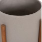 ΓΛΑΣΤΡΑ ΕΣΩΤ.ΧΩΡΟΥ RENTIL HM4684.03S FIBER CEMENT ΧΡΩΜΑ ΓΚΡΙ--ΒΑΣΗ TEAK Φ27x56Υ