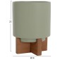 ΣΕΤ 3 ΓΛΑΣΤΡΕΣ ΜΕ TEAK ΒΑΣΕΙΣ TANTI HM4685 FIBER CEMENT ΣΕ 3 ΧΡΩΜΑΤΑ