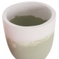ΓΛΑΣΤΡΕΣ ΣΕΤ 2ΤΜΧ SEON HM4686.09 TERRACOTTA ΣΕ ΛΕΥΚΟ & ΠΡΑΣΙΝΟ--TEAK ΒΑΣΗ