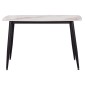 ΤΡΑΠΕΖΙ RAVEN HM9854.04 ΚΕΡΑΜΙΚΟ TOP ΜΕ ΟΨΗ ΜΑΡΜΑΡΟΥ τ.CALACATTA 120x70x73Υεκ.