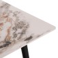 ΤΡΑΠΕΖΙ RAVEN HM18150.04 ΚΕΡΑΜΙΚΟ TOP ΜΕ ΟΨΗ ΛΕΥΚΟ/ΚΑΦΕ ΜΑΡΜΑΡΟ 160x80x74Υεκ.