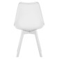 ΚΑΡΕΚΛΑ VEGAS HM0033.31 ΠΟΛΥΠΡΟΠΥΛΕΝΙΟΥ-PU- ΛΕΥΚΟ 47,5x55x82 εκ.