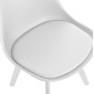 ΚΑΡΕΚΛΑ VEGAS HM0033.31 ΠΟΛΥΠΡΟΠΥΛΕΝΙΟΥ-PU- ΛΕΥΚΟ 47,5x55x82 εκ.