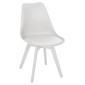 ΚΑΡΕΚΛΑ VEGAS HM0033.31 ΠΟΛΥΠΡΟΠΥΛΕΝΙΟΥ-PU- ΛΕΥΚΟ 47,5x55x82 εκ.