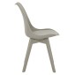 ΚΑΡΕΚΛΑ VEGAS HM0033.40 ΠΟΛΥΠΡΟΠΥΛΕΝΙΟΥ-PU-ΓΚΡΙ 48x56x82 εκ.