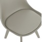 ΚΑΡΕΚΛΑ VEGAS HM0033.40 ΠΟΛΥΠΡΟΠΥΛΕΝΙΟΥ-PU-ΓΚΡΙ 48x56x82 εκ.