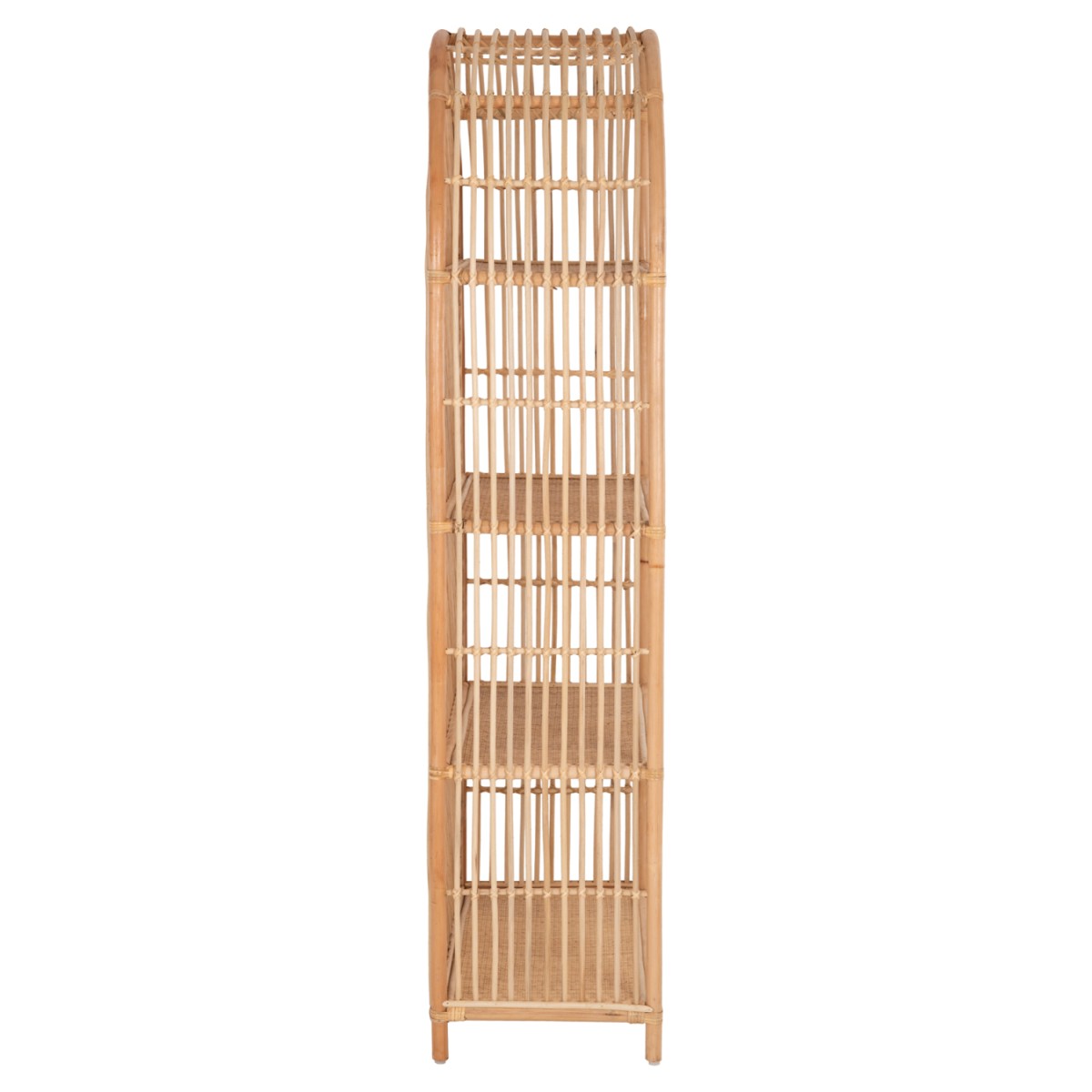 ΒΙΒΛΙΟΘΗΚΗ HM9552 ΑΠΟ ΦΥΣΙΚΟ RATTAN ΣΕ ΦΥΣΙΚΟ ΧΡΩΜΑ 80x40x182Υεκ.