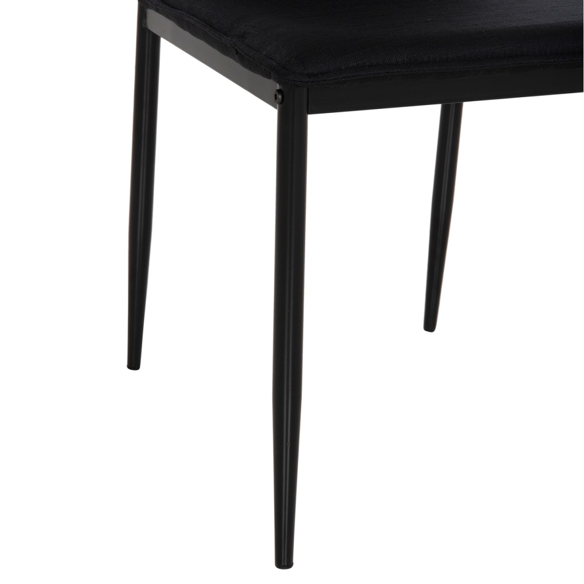 ΚΑΡΕΚΛΑ ΤΡΑΠΕΖΑΡΙΑΣ PERKY HM18347.02 ΜΑΥΡΟ ΥΦΑΣΜΑ & ΜΕΤΑΛΛΙΚΑ ΠΟΔΙΑ 44x60x87Υεκ