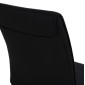 ΚΑΡΕΚΛΑ ΤΡΑΠΕΖΑΡΙΑΣ PERKY HM18347.02 ΜΑΥΡΟ ΥΦΑΣΜΑ & ΜΕΤΑΛΛΙΚΑ ΠΟΔΙΑ 44x60x87Υεκ