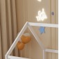 ΚΡΕΒΑΤΙ ΠΑΙΔΙΚΟ PEPE HM677.03 τ.MONTESSORI ΞΥΛΟ ΠΕΥΚΟ ΛΕΥΚΟ- 190x90εκ