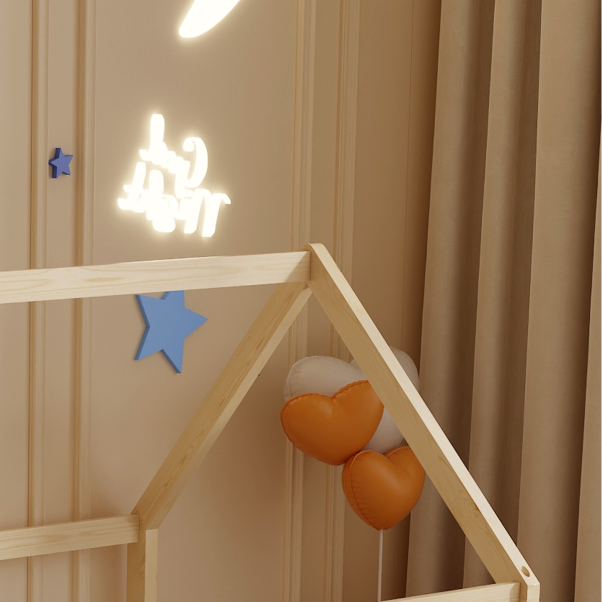 ΚΡΕΒΑΤΙ ΠΑΙΔΙΚΟ PEPE HM677.01 τ.MONTESSORI ΞΥΛΟ ΠΕΥΚΟ ΦΥΣΙΚΟ- 190x90εκ