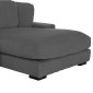 ΚΑΝΑΠΕΣ ΔΕΞΙΑ ΓΩΝΙΑ CRANFIELD HM3287.01R ΓΚΡΙ ΡΙΓΕ ΥΦΑΣΜΑ 315x167(γωνία)x67Υεκ.