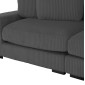 ΚΑΝΑΠΕΣ ΔΕΞΙΑ ΓΩΝΙΑ CRANFIELD HM3287.01R ΓΚΡΙ ΡΙΓΕ ΥΦΑΣΜΑ 315x167(γωνία)x67Υεκ.