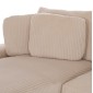 ΚΑΝΑΠΕΣ ΑΡΙΣΤΕΡΗ ΓΩΝΙΑ CRANFIELD HM3287.02L ΜΠΕΖ ΡΙΓΕ ΥΦΑΣΜΑ 315x167(γωνία)x67Υεκ.