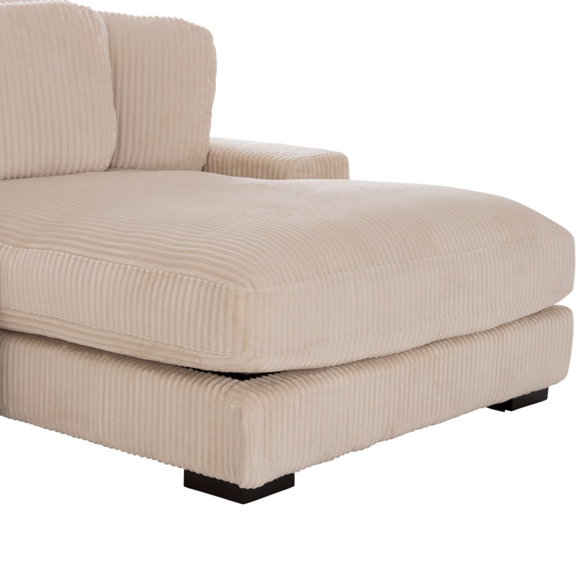 ΚΑΝΑΠΕΣ ΔΕΞΙΑ ΓΩΝΙΑ CRANFIELD HM3287.02R ΜΠΕΖ ΡΙΓΕ ΥΦΑΣΜΑ 315x167(γωνία)x67Υεκ.