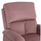 ΠΟΛΥΘΡΟΝΑ RELAX DIONI HM3296.02 ΡΟΖ ΒΕΛΟΥΔΟ 85x90x100Υεκ.