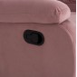 ΠΟΛΥΘΡΟΝΑ RELAX DIONI HM3296.02 ΡΟΖ ΒΕΛΟΥΔΟ 85x90x100Υεκ.
