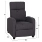 ΠΟΛΥΘΡΟΝΑ ΣΑΛΟΝΙΟΥ RELAX DROSEN HM3299.01 ΓΚΡΙ ΥΦΑΣΜΑ 68x80x93Υεκ