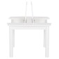 ΤΡΑΠΕΖΑΚΙ ΠΑΙΔΙΚΟ ΜΕ ΑΠΟΘ.ΧΩΡΟΥΣ RICKI HM18339.03 MDF & ΣΥΜΗΔΑ ΣΕ ΛΕΥΚΟ 65x65x47Υεκ