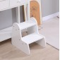 ΠΑΙΔΙΚΗ ΣΚΑΛΑ/ΣΚΑΜΠΟ RICKI HM18340.03 MDF & ΚΟΝΤΡΑΠΛΑΚΕ ΛΕΥΚΟ 33x43.5x40.5Υεκ